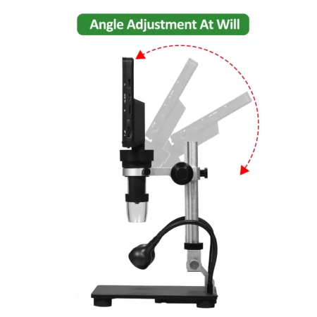 DM9H Microscope 7'' IPS Screen 1200X 16MP Camera, Magnification Soldering Microscope Digital Microscope