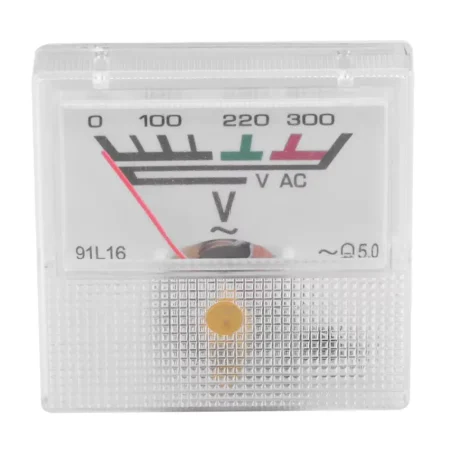 Panel Meter 91L16 AC voltmeter Analog Voltage Meter 300VAC 40*40MM