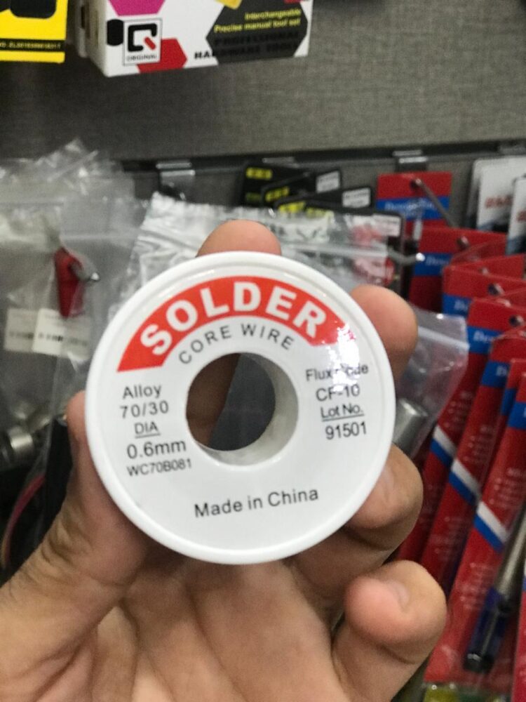 Soldering Wire 70/30 0.6mm 50g