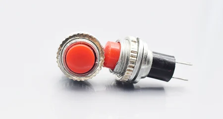 DS-314 10mm Red Momentary Push Button Switch 0.5A 250VAC