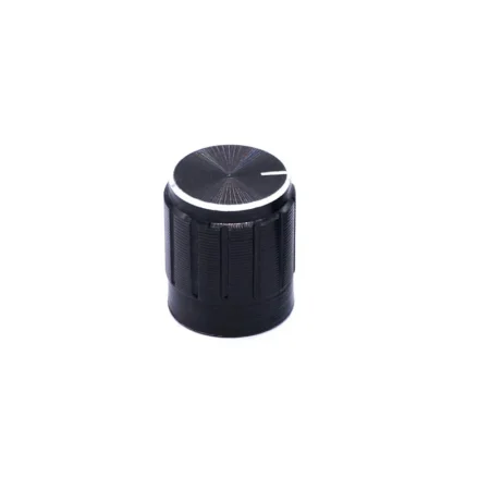Potentiometer Knob Rotary Switch Cap Black Color 15*17mm 6mm Shaft