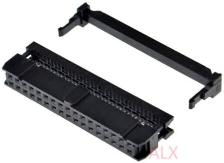 FC-34P Female IDC Plug Flat Ribbon Cable Connectors Black 2.54mm 34p
