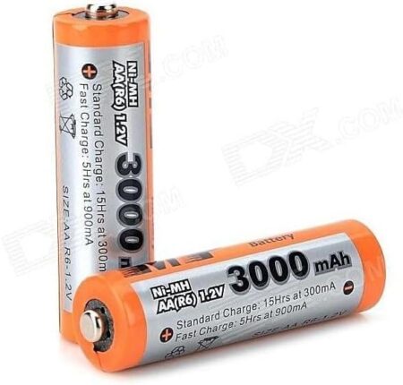MP Rechargeable Battery AA Ni-MH 3000mAh 1.2V (2pcs)