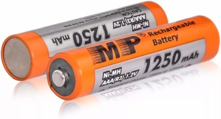 MP Rechargeable Battery AAA Ni-MH 1250mAh 1.2V (2pcs)