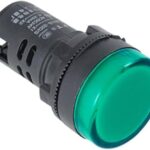 LED Indicator Pilot Light AD22-22DS AC 220V 20mA Green