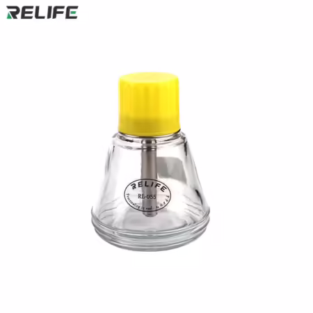 RELIFE Glass Solvent Bottle RL-055 Metal Suction Pipe Pressing Type Automatic