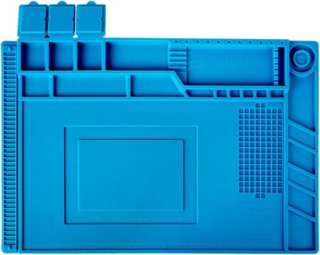 450x300mm Heat-resistant Heat Insulation Desk Working Silicon Pad Mat BGA Soldering Platform Repair Station