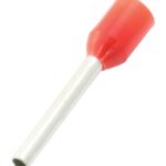 E1008 Red Crimp Connector Insulated Pin Terminal