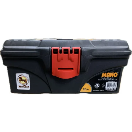 Mano Plastic Toolbox Port Bag 13 inch Red Color C.SR-13R 320x165x136mm