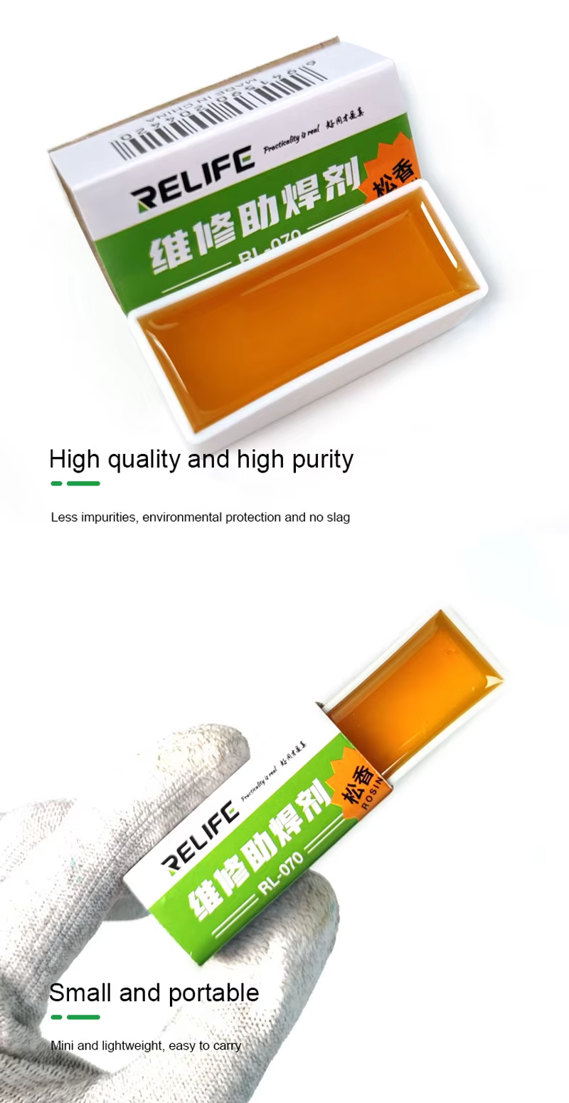 RELIFE RL-070 High-purity Rosin Solder Paste رجينة 6 Sabe2b57cfed14e88bca60ee19af3ad2cr