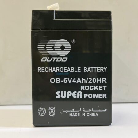 OUTDO Rocket 6V 4Ah lead acid Rechargeable Battery