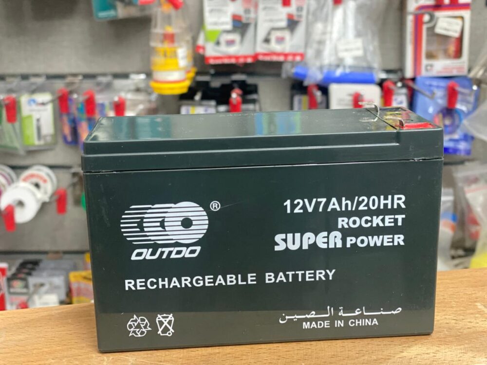 OUTDO Rocket 12V 7Ah lead acid Rechargeable Battery