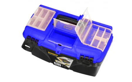 Mano Plastic Toolbox Port Bag 17 inch Blue Color BL.O-17B 434x250x238mm