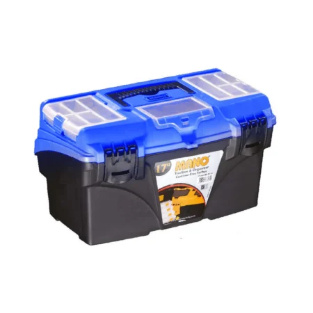 Mano Plastic Toolbox Port Bag 17 inch Blue Color BL.O-17B 434x250x238mm