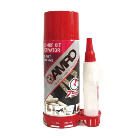 AMRO Instant Adhesive 100g with Adhesive Activator 400mL