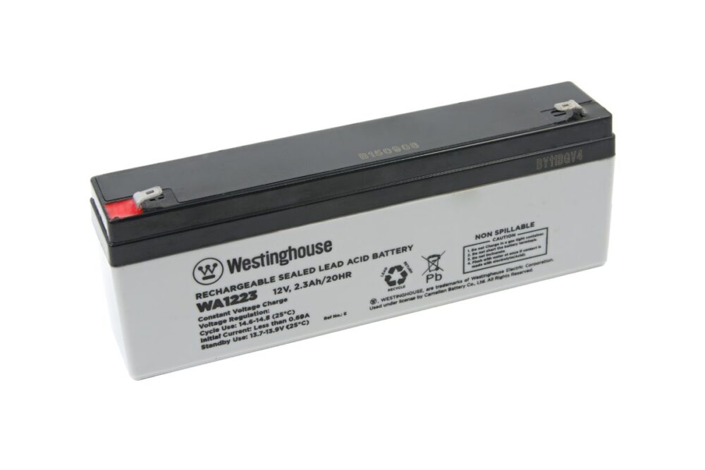 WESTINGHOUSE WA122312V 2.3Ah lead acid Rechargeable Battery
