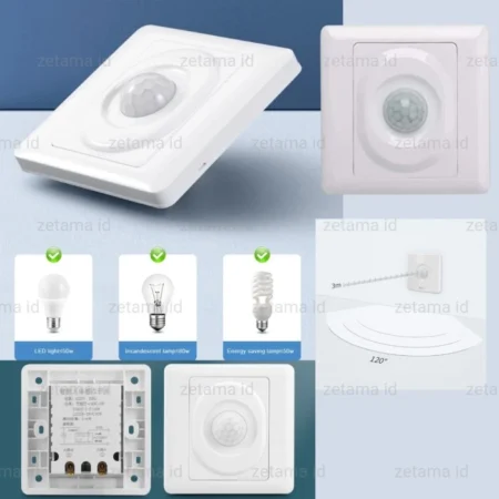 PIR Motion Sensor Lighting Switch 220V 2 Wire