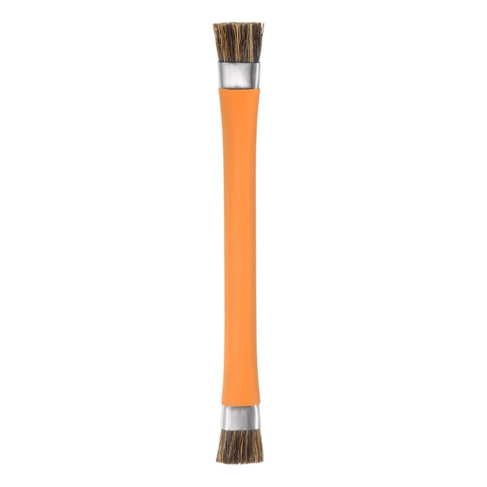 Double-Head Phone Motherboard IC Cleaning Brush Anti-Static ESD Brush Orange Color