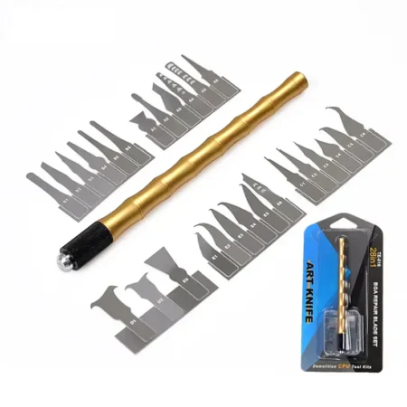 28in1 TE-016 BGA Repair Blade CPU IC Pry Knife Motherboard Opening Blade For Phone Repair Disassembly Tool