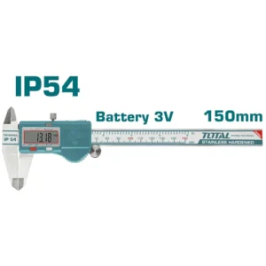 TOTAL Digital Caliper 150mm x 0.01mm TMT321506 IP54