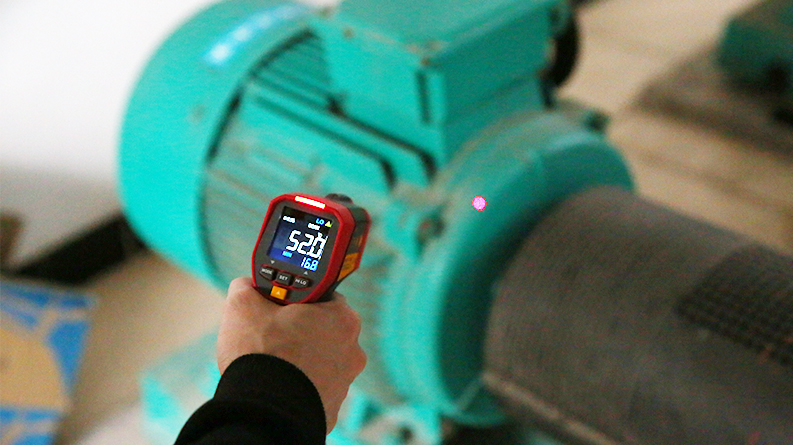 UT301A motor temperature measurement