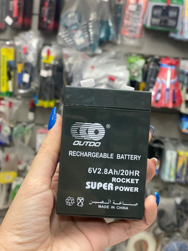 OUTDO Rocket 6V 2.8Ah lead acid Rechargeable Battery