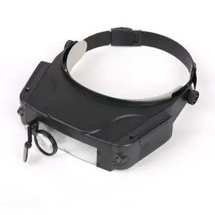 MG81007-C LED HEAD-WEARING MAGNIFIER Black