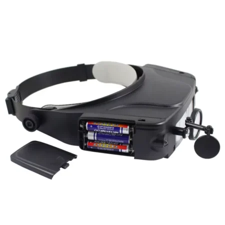 MG81007-C LED HEAD-WEARING MAGNIFIER Black