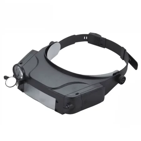 MG81007-C LED HEAD-WEARING MAGNIFIER Black