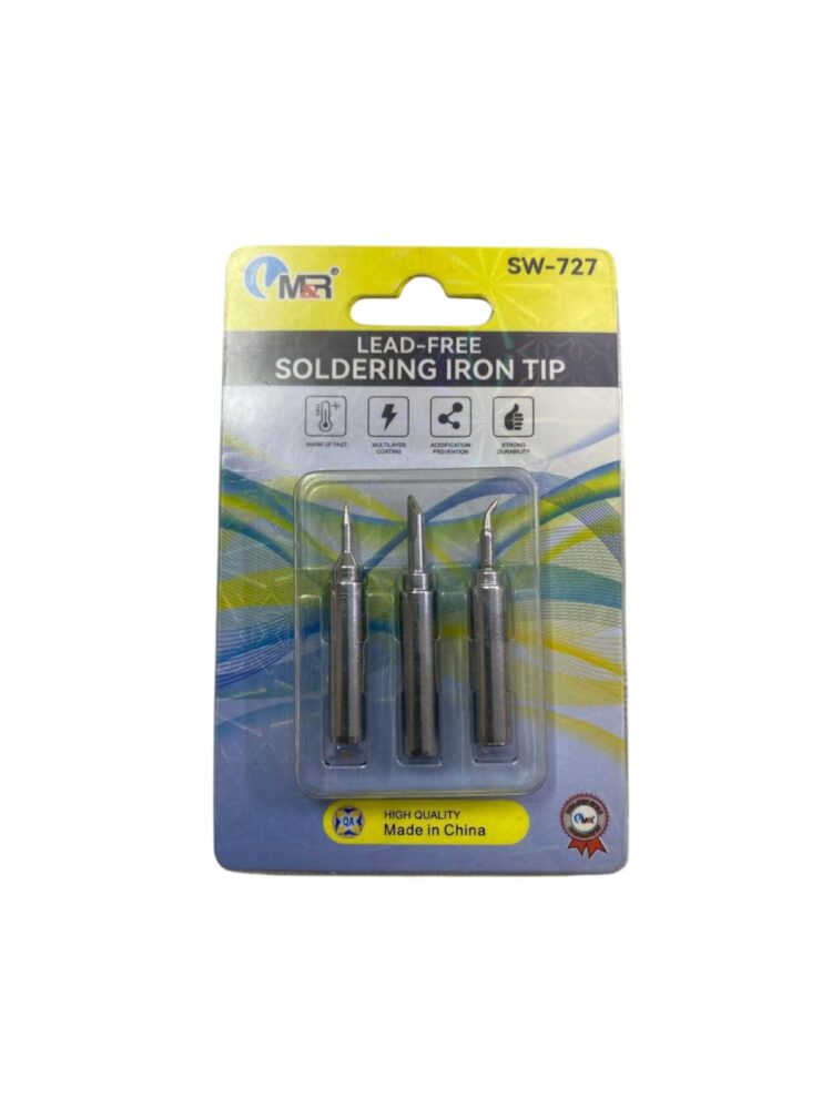M&R LEAD-FREE Soldering Iron Tips 3PCS High Quality SW-727 White MR