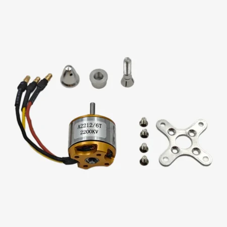 A2212 6T 2200KV Brushless Motor for Drone (Pre-Soldered Bullet Connectors)
