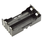 2-Slot 18650 Battery Case Holder With Pins DIP - Series or Parallel