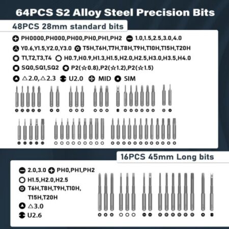 Precise Electric Screwdriver Set 68 in 1