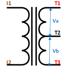 Transformer 220Vac to 12-0-12V AC 2A 3 Wire 2 Transformer Voltage