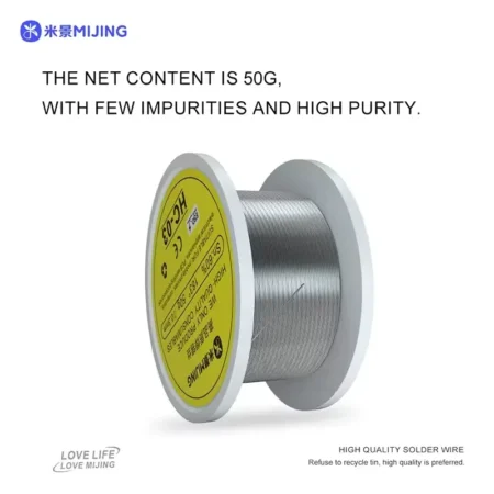 MIJING HC-03 Solder Wire 0.3mm Sn:60% 183C 50g High Quality
