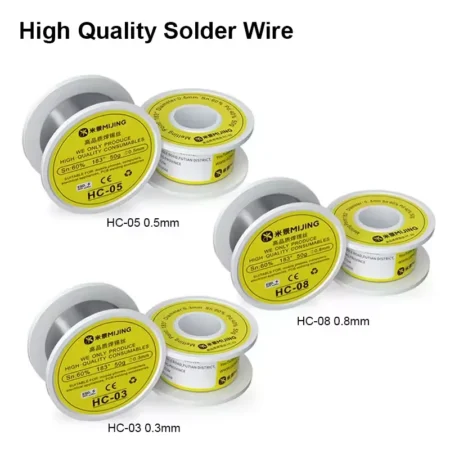 MIJING HC-03 Solder Wire 0.3mm Sn:60% 183C 50g High Quality