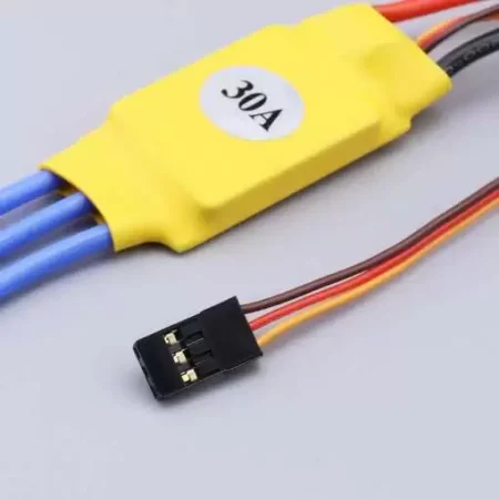 Standard 30A BLDC ESC Electronic Speed Controller with T-Type Connector + Motor Connectors