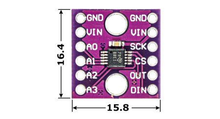 ADS1118 16-Bit I2C 16 AD Converter ADC SPI Communication Module