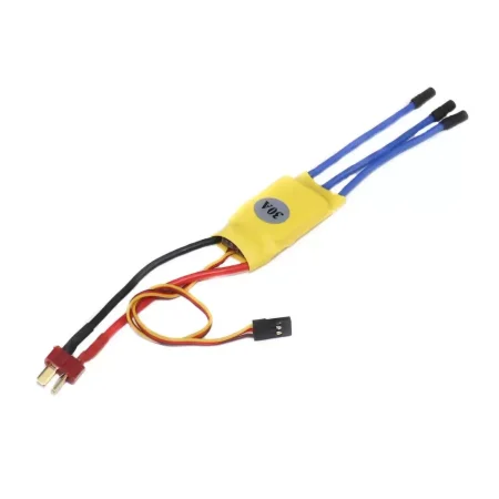 Standard 30A BLDC ESC Electronic Speed Controller with T-Type Connector + Motor Connectors