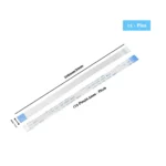 15-Pin Type-B FFC Ribbon Cable – 0.5mm Pitch, 200mm Length