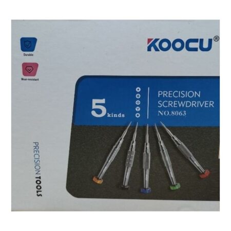 KOOCU Precision Screwdriver Set – Model NO.8063 (5 in 1 High-Quality Tools)