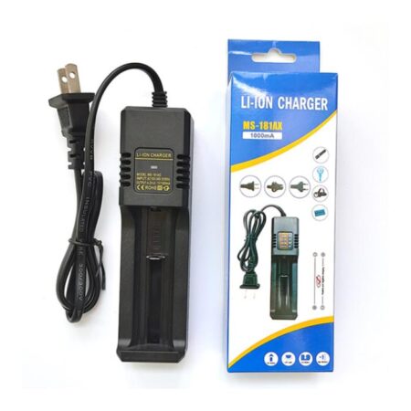 LI-0N 18650 Lithium Battery charger MS-181AX 1000mAh
