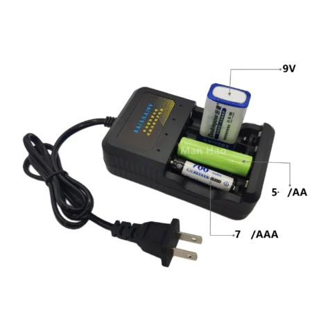 AA/AAA/9v battery charger MS-579 1.2V charger Ni-MH Ni-Cd battery intelligent charger