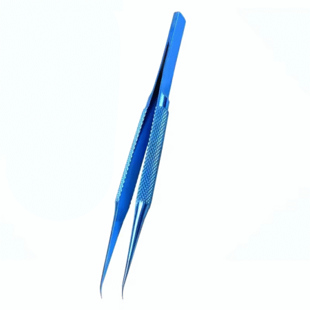 KIMEI TD-15 Curved Titanium Alloy Tweezers