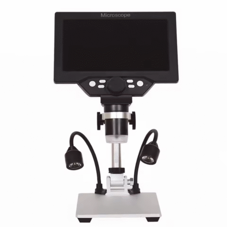 G1200 LCD Digital Microscope 7 inch 1080P ,1200X, 12MP Camera, 10 LED, Line Controller