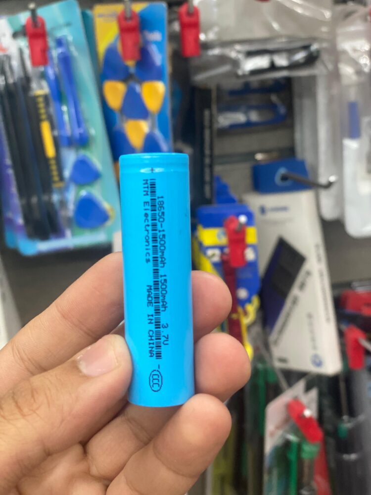 Rechargeable Li-ion 18650 Battery MT 1500mA