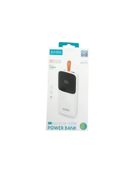 DADU DP-018 Power Bank 10000mAh 22.5W PD Fast Charging with LED Display & Type-C