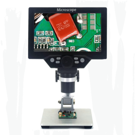 G1200 LCD Digital Microscope 7 inch 1080P ,1200X, 12MP Camera, 10 LED, Line Controller