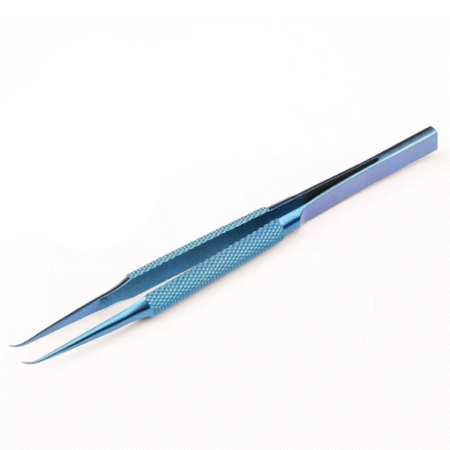 KIMEI TD-15 Curved Titanium Alloy Tweezers