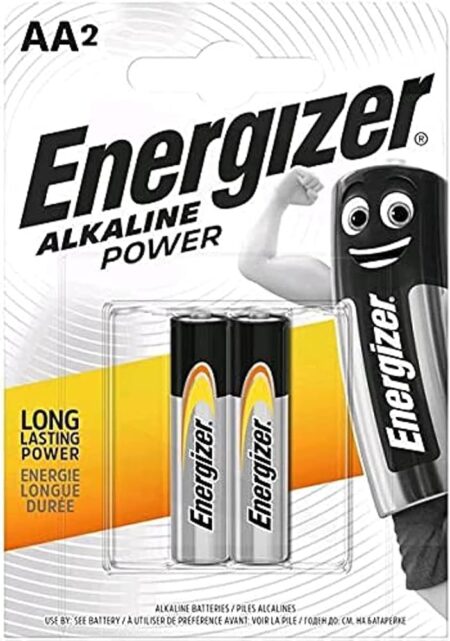 Energizer power AAA2 Alkaline Batteries Pack of 2 1.5V